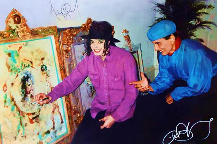 The History of The Blanco Renaissance Museum, Antonio Blanco with Michael Jackson